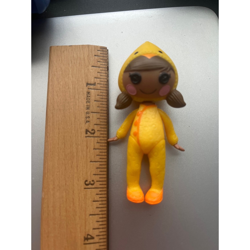 Lalaloopsy Mini Doll Yellow Duck Hooded Romper 3 Inch Collectible Figure